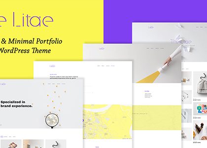 The Litae - Creative & Minimal Portfolio WordPress Theme (Creative)